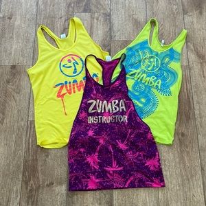 3 Zumba tops (2 M and 1 L)